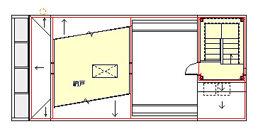 二世帯住宅設計　間取り図　（平面プラン）　05−4　神奈川