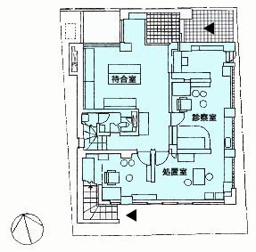 医院併用住宅平面プラン（間取り図）03−1