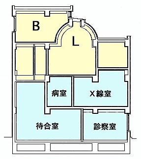 医院併用住宅平面プラン（間取り図）03−5